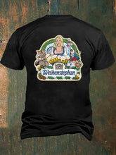 Männer Bavaria bedrucktes Kurzarm-T-Shirt